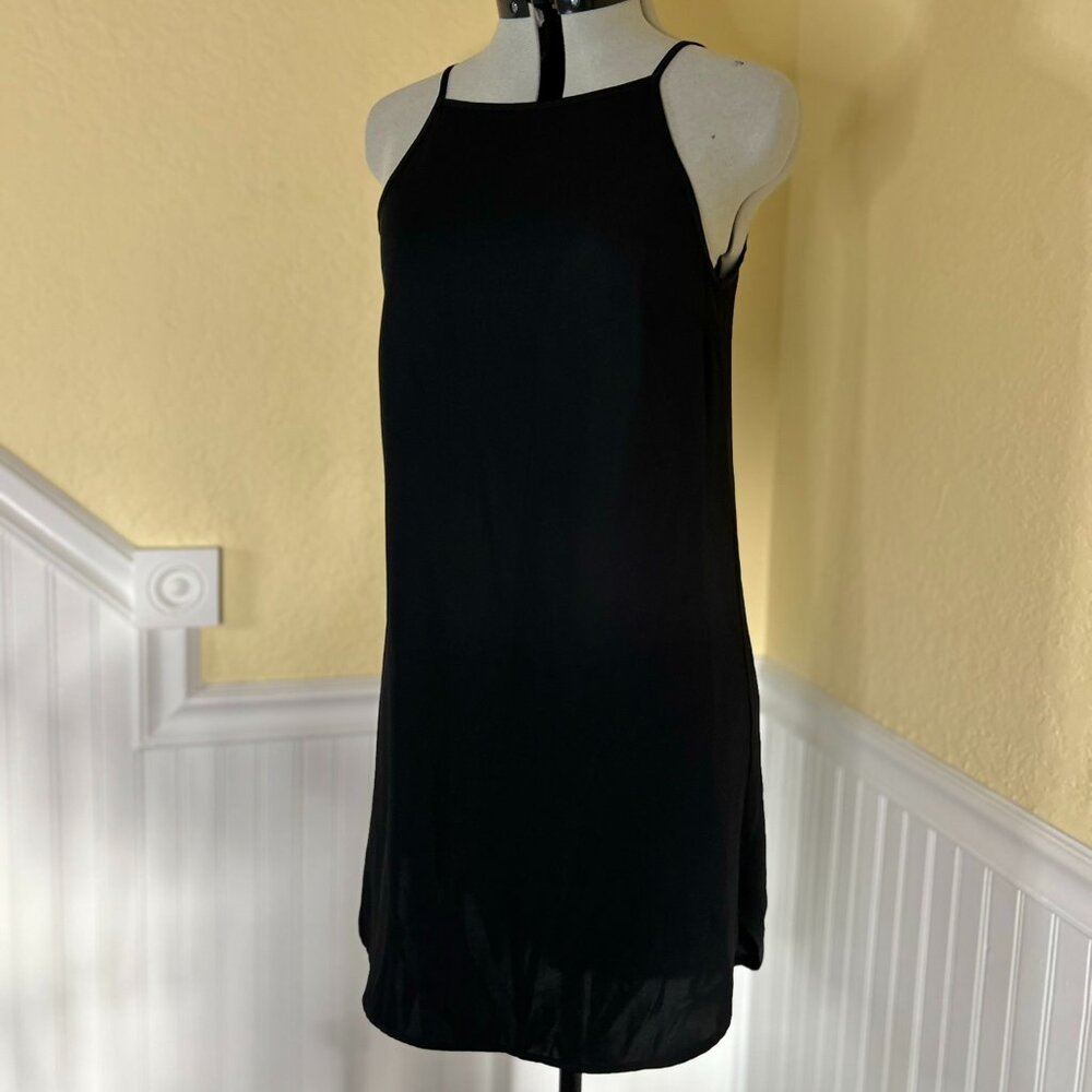 A New York Black Slip Dress | Full Under-dress Slip or Cocktail Dress | XS